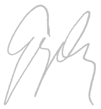 Gyula Gergő signature